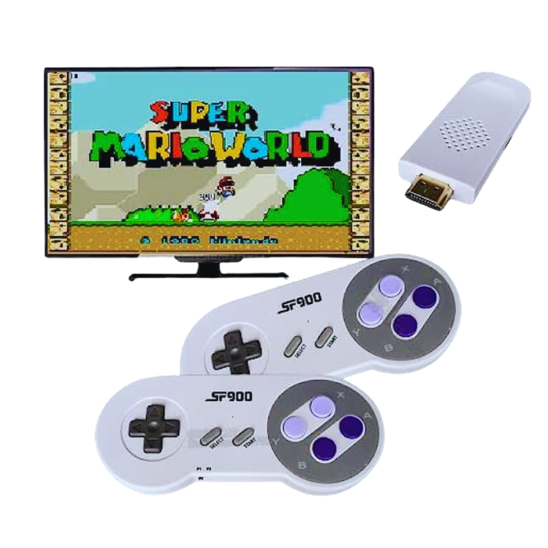 Video Game Stick Super Nintendo 4700 Jogos 2 Controles SF900